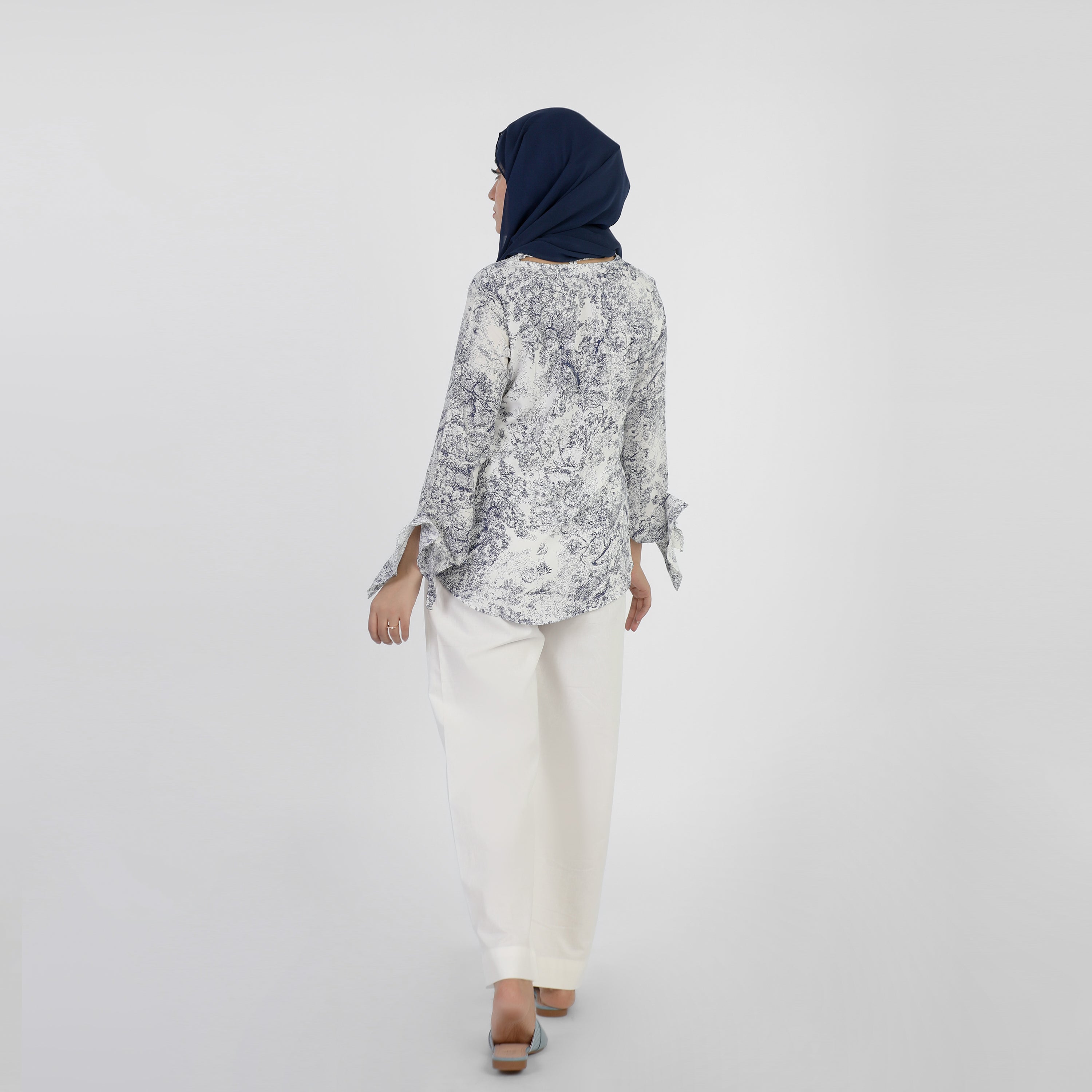 Women's Printed Western Top - White, Women T-Shirts & Tops, Chase Value, Chase Value