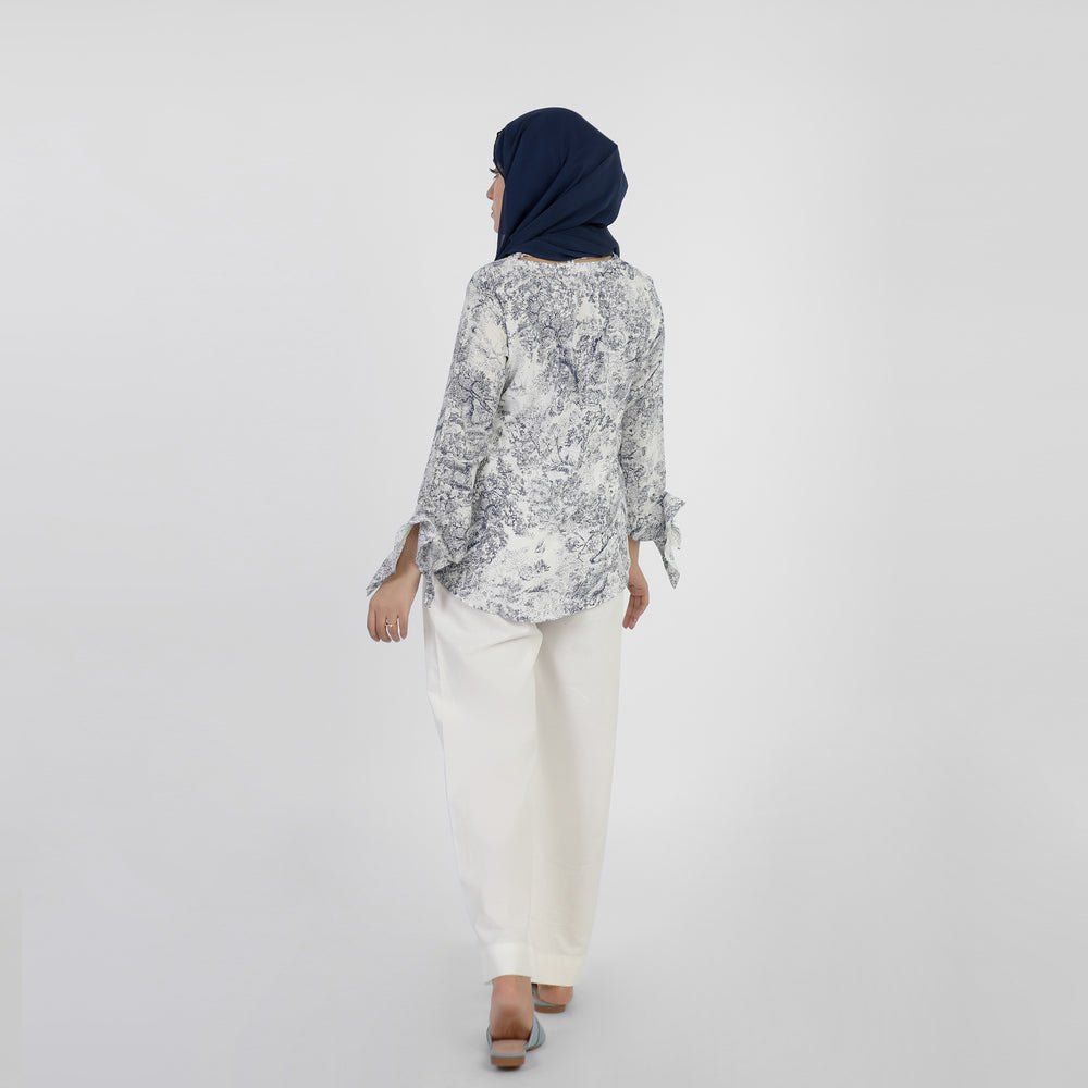 Women's Printed Western Top - White, Women T-Shirts & Tops, Chase Value, Chase Value