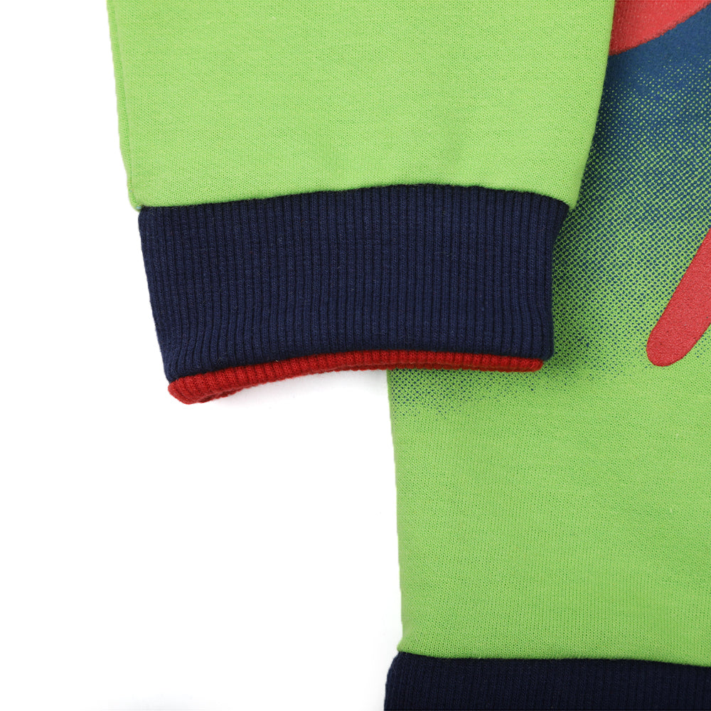 Boys Full Sleeves SweatShirt - Green, Boys Hoodies & Sweat Shirts, Chase Value, Chase Value