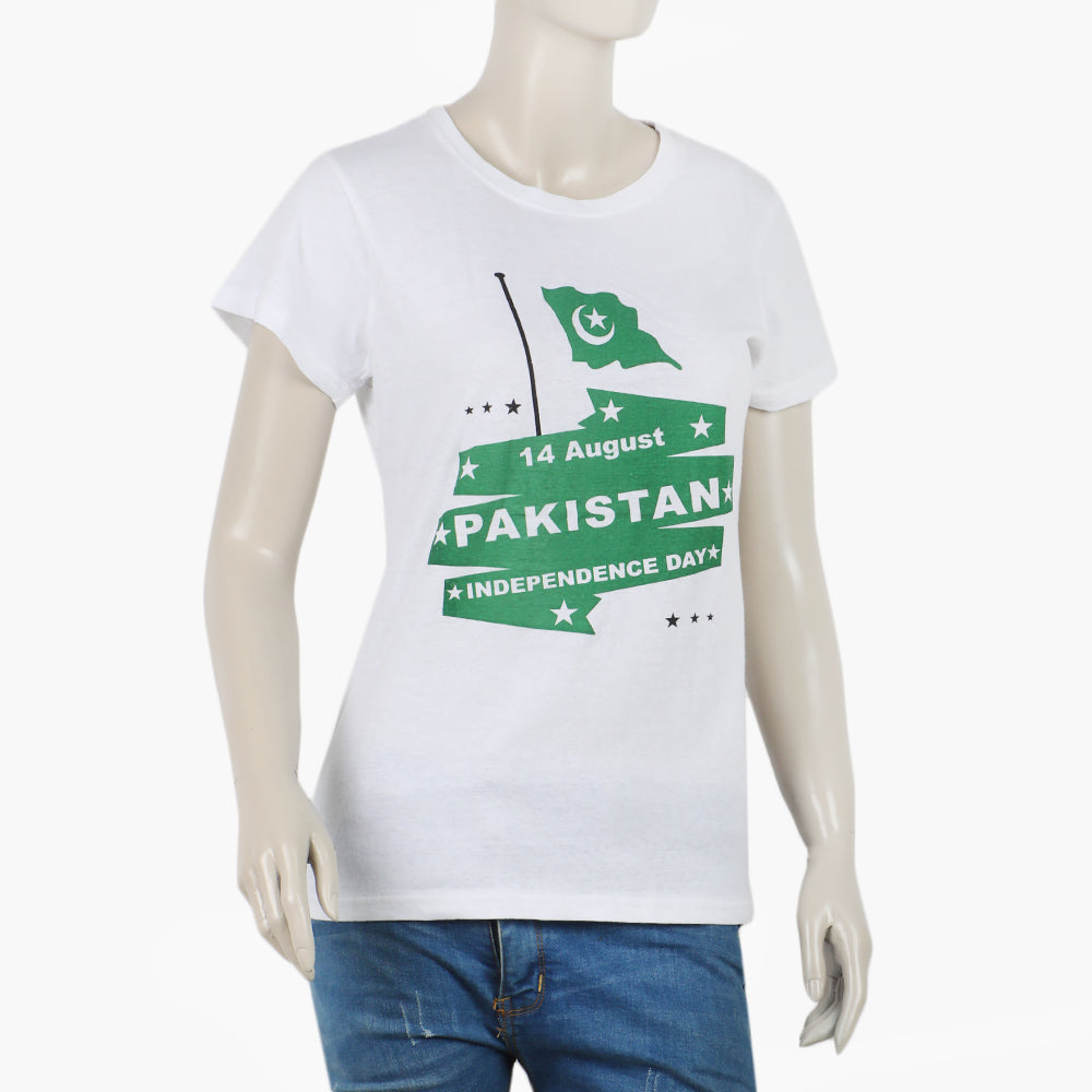 Women's Azadi T-Shirt - White, Women T-Shirts & Tops, Chase Value, Chase Value