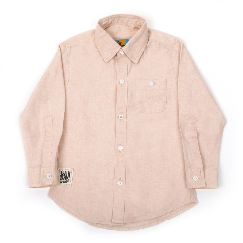 Eminent Boys Casual Chambray Shirt - Beige