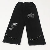 Girl's Denim Pant - Black, Girls Pants & Capri, Chase Value, Chase Value