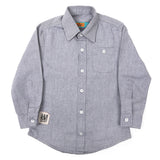 Eminent Boys Full Sleeves Casual Chambray Shirt - Grey, Boys Shirts, Eminent, Chase Value