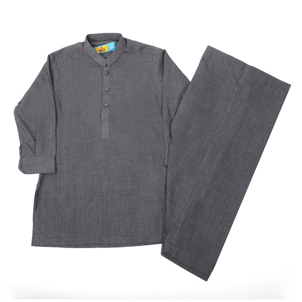 Eminent Boys Shalwar Suits - Mid Grey