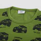 Boys Sando T-Shirt - Olive Green, Boys Sando, Chase Value, Chase Value