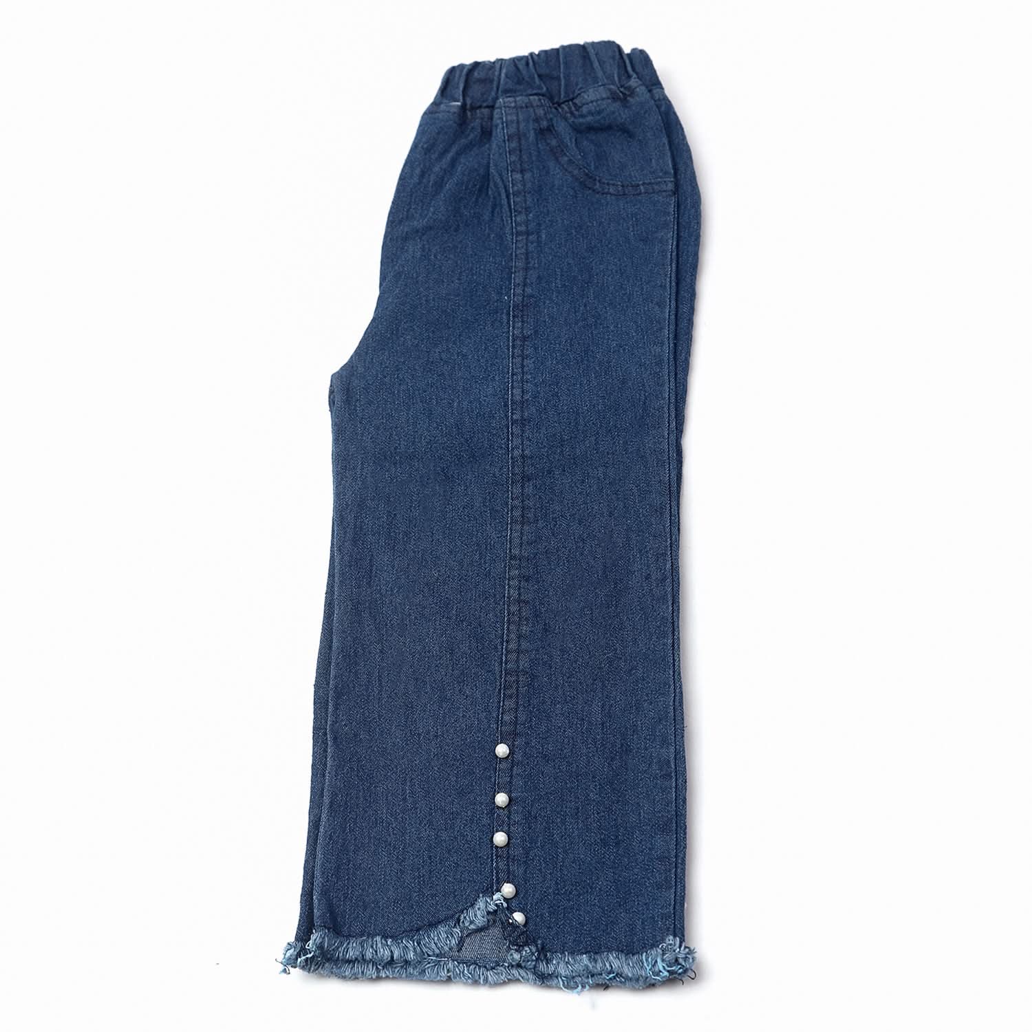 Girl's Denim Pant - Blue, Girls Pants & Capri, Chase Value, Chase Value