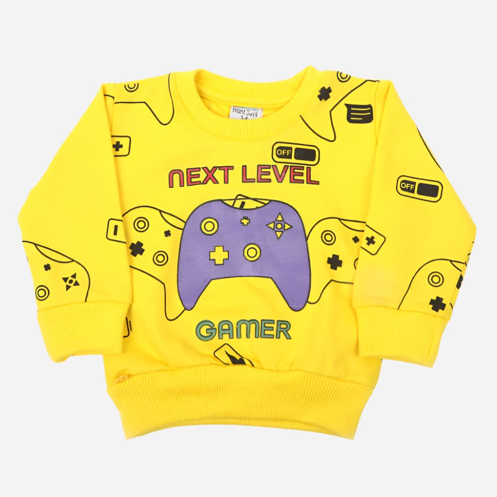 Newborn Boys Full Sleeves Shirts - Yellow, Newborn Boys Shirts & T-Shirts, Chase Value, Chase Value