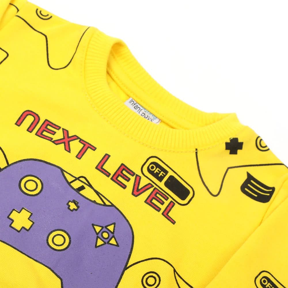 Newborn Boys Full Sleeves Shirts - Yellow, Newborn Boys Shirts & T-Shirts, Chase Value, Chase Value