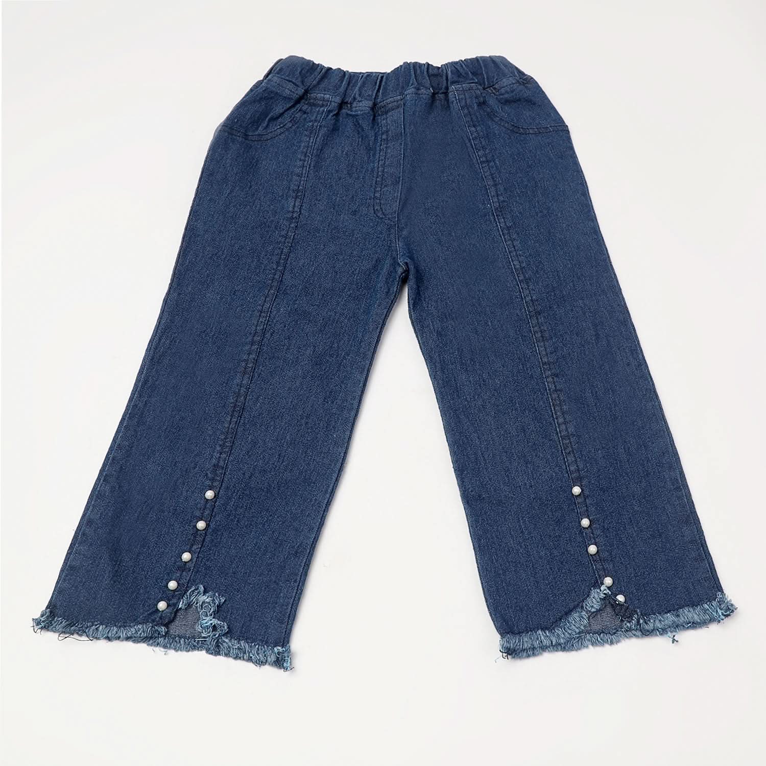 Girl's Denim Pant - Blue, Girls Pants & Capri, Chase Value, Chase Value
