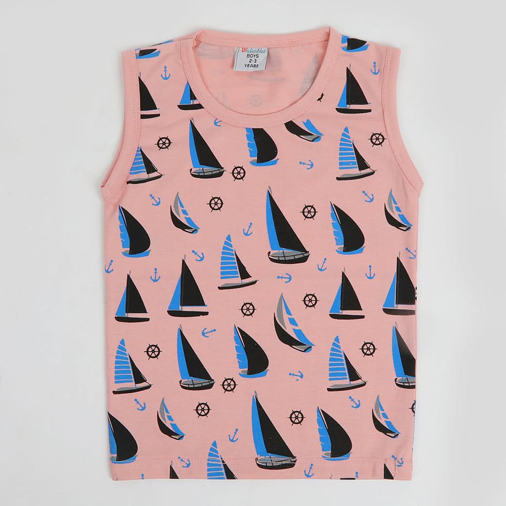 Boys Sando T-Shirt - Light Pink, Boys Sando, Chase Value, Chase Value