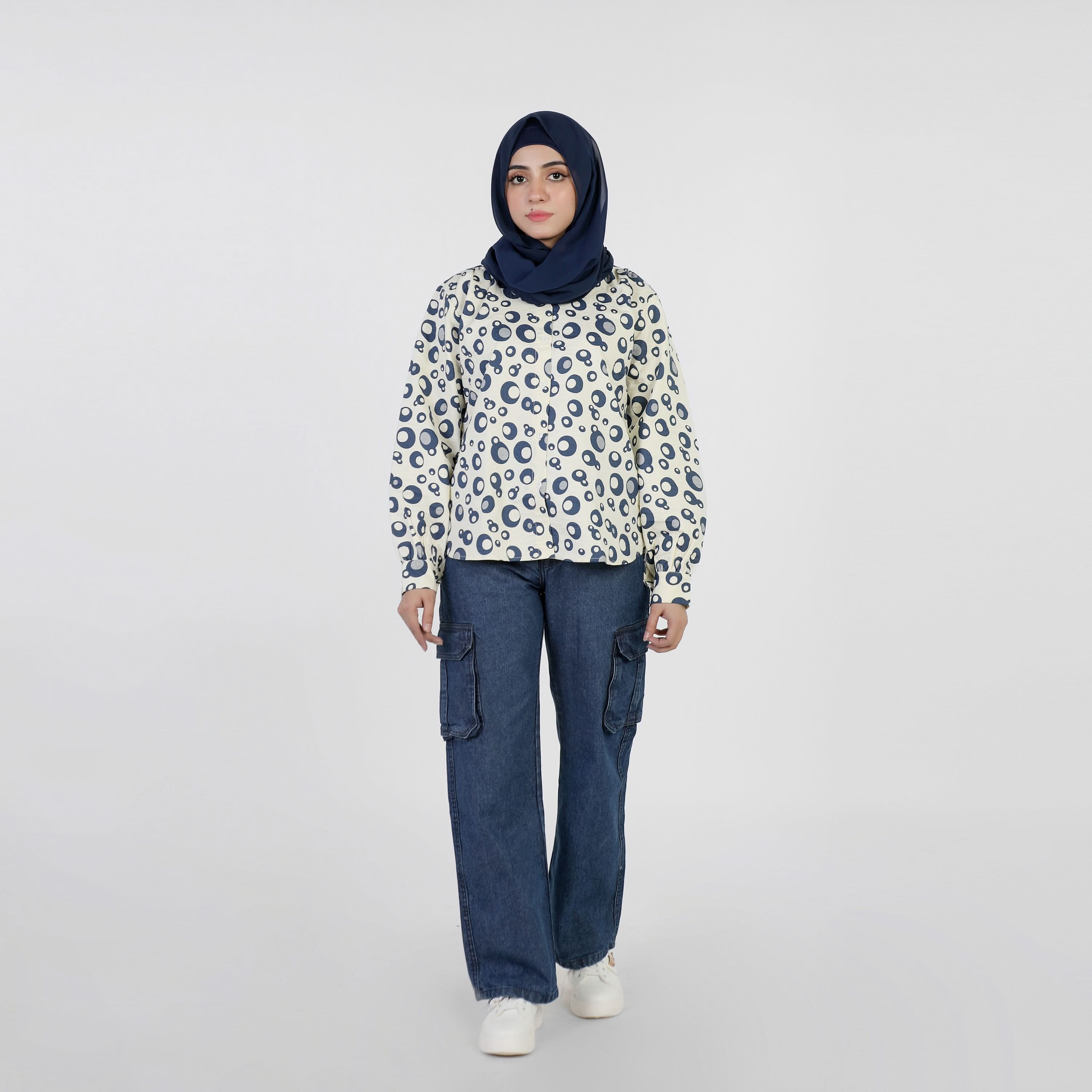 Women's Casual Shirt - Blue, Women T-Shirts & Tops, Chase Value, Chase Value