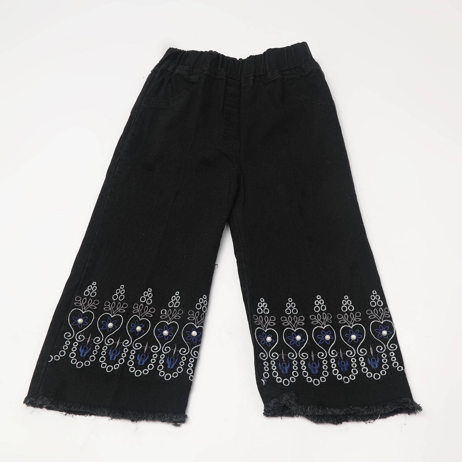 Girl's Denim Pant - Black, Girls Pants & Capri, Chase Value, Chase Value