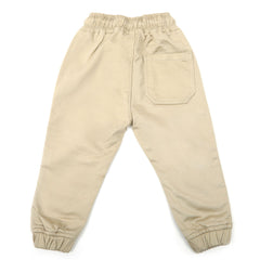 Eminent Boys Cotton Trouser - Stone