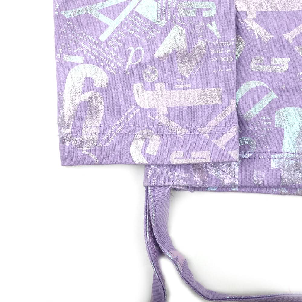 Girls Full Sleeves T-Shirt - Purple, Girls T-Shirts, Chase Value, Chase Value