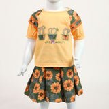 Girls Skirt Suit - Peach, Girls Suits, Chase Value, Chase Value