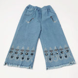 Girl's Denim Pant - Light Blue, Girls Pants & Capri, Chase Value, Chase Value