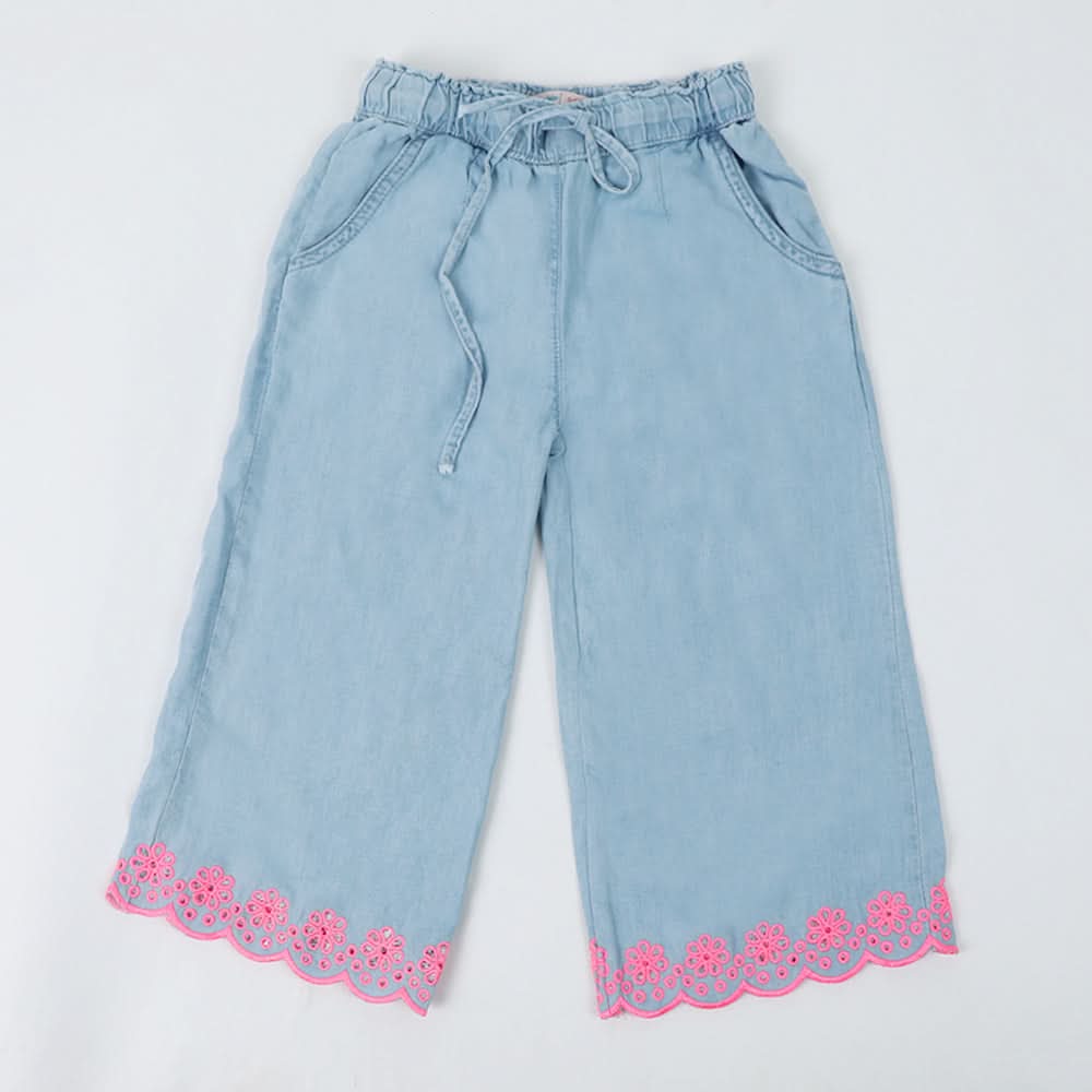 Girls Patiala Pant - Ice Blue, Girls Pants & Capri, Chase Value, Chase Value