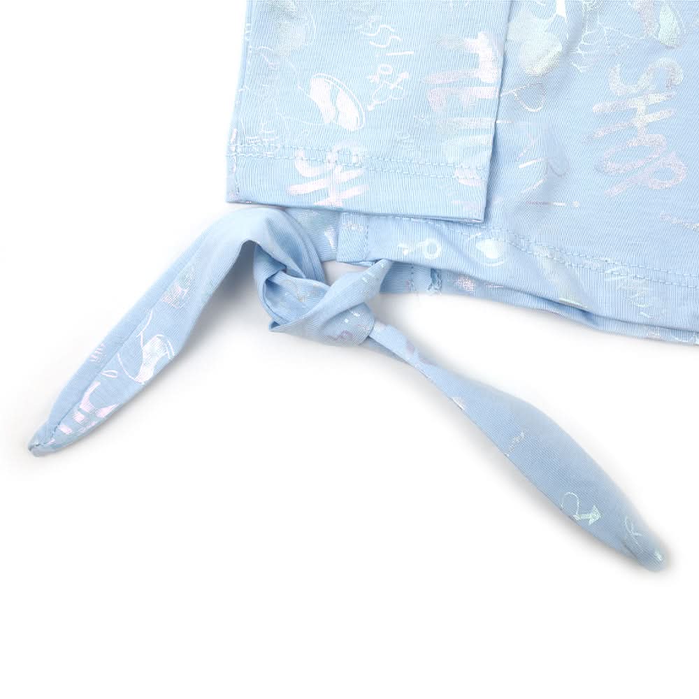 Girls Full Sleeves T-Shirt - Sky Blue, Girls T-Shirts, Chase Value, Chase Value