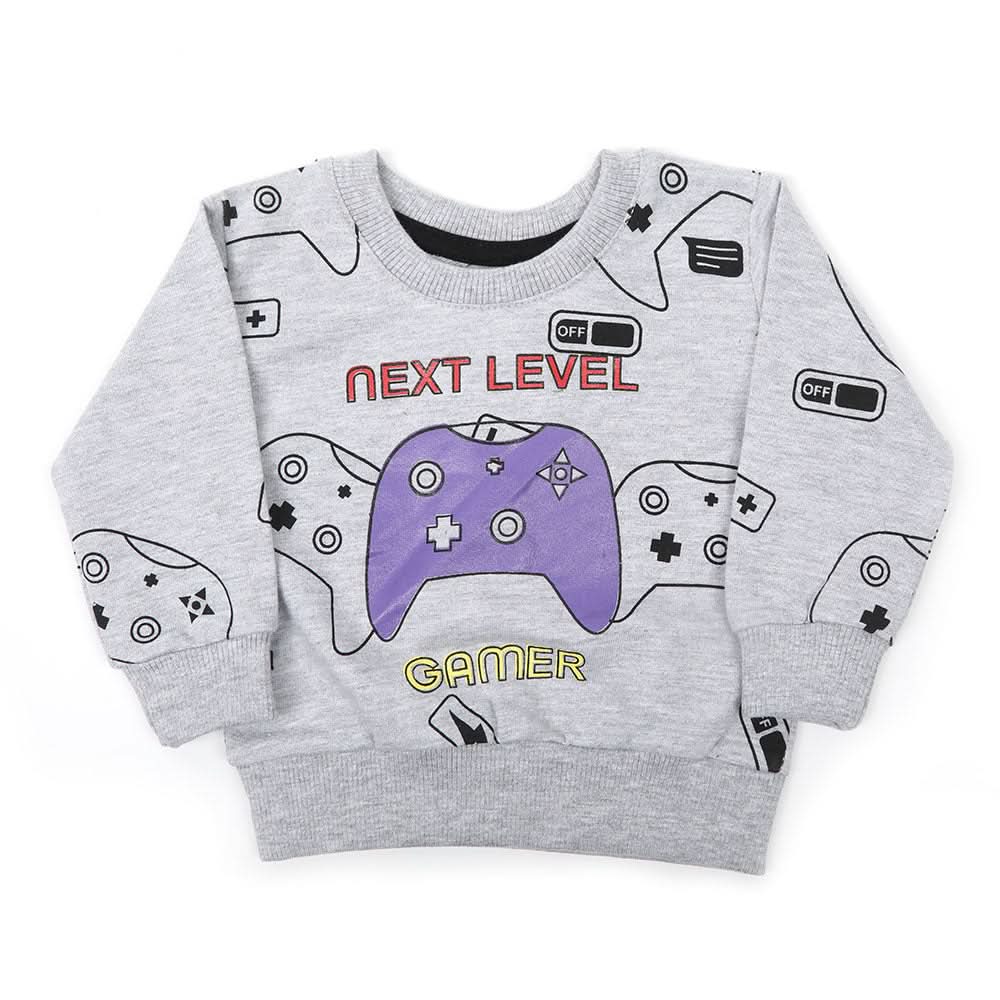 Newborn Boys Full Sleeves Shirts - Grey, Newborn Boys Shirts & T-Shirts, Chase Value, Chase Value