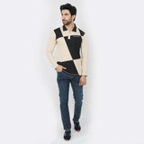 Men's Full Sleeves Polo T-Shirt - Fawn, Men's T-Shirts & Polos, Chase Value, Chase Value