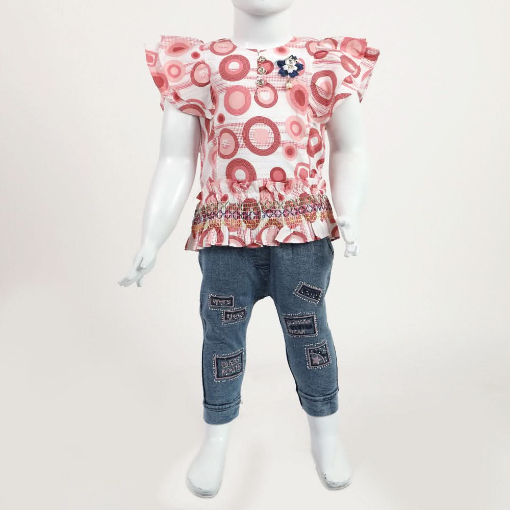 Girls Pant Suit - Tea Pink, Girls Suits, Chase Value, Chase Value