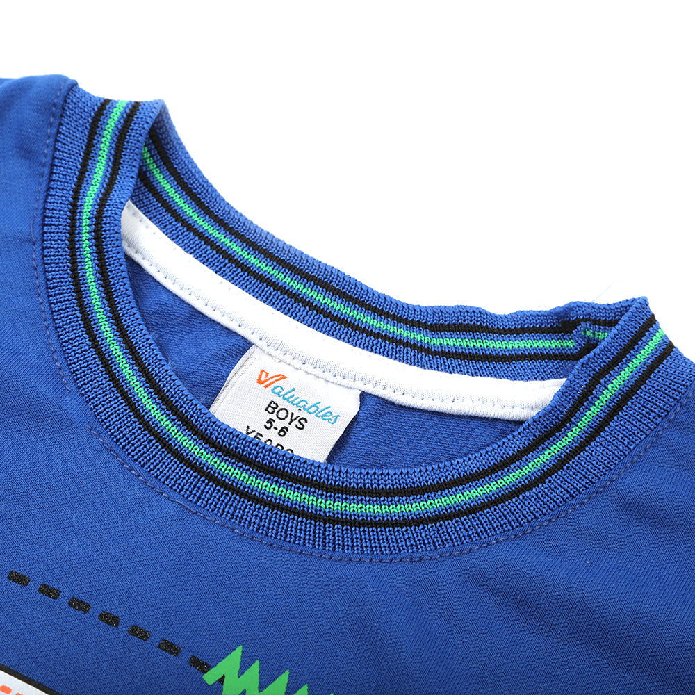 Boys Full Sleeves SweatShirt - Royal Blue, Boys Hoodies & Sweat Shirts, Chase Value, Chase Value