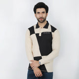 Men's Full Sleeves Polo T-Shirt - Fawn, Men's T-Shirts & Polos, Chase Value, Chase Value