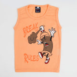 Boys Sando T-Shirt - Peach, Boys Sando, Chase Value, Chase Value