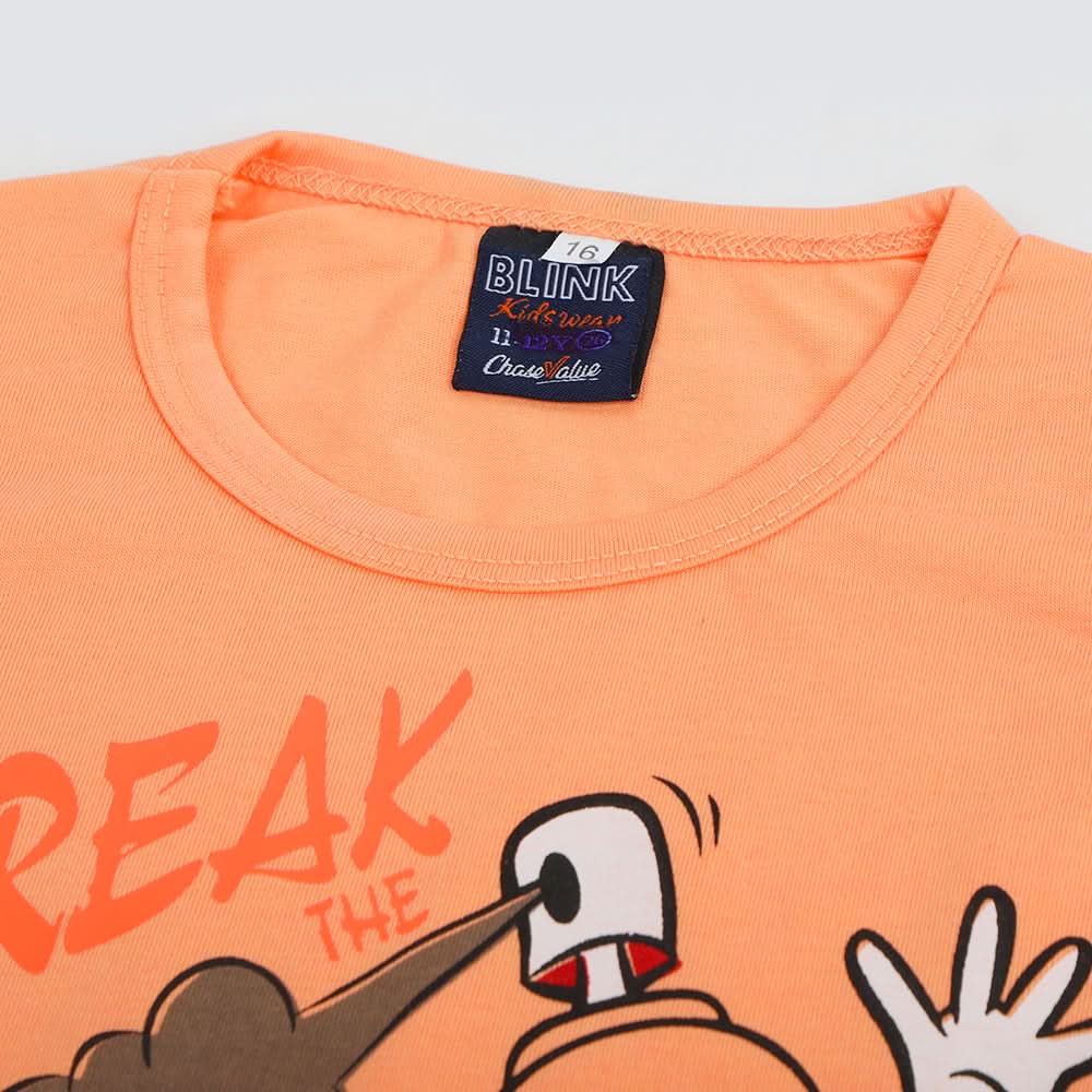 Boys Sando T-Shirt - Peach, Boys Sando, Chase Value, Chase Value