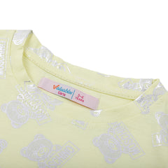 Girls Full Sleeves T-Shirt - Lemon