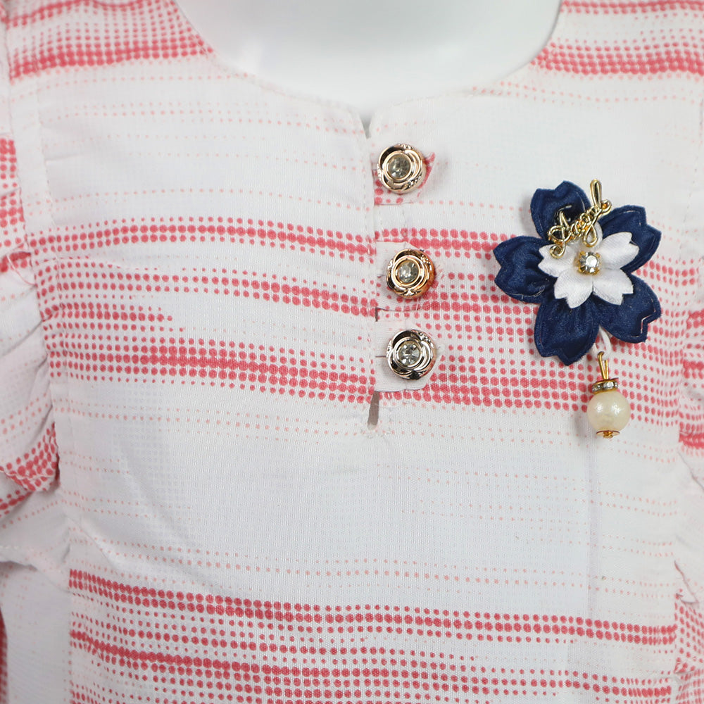 Girls Pant Suit - White, Girls Suits, Chase Value, Chase Value