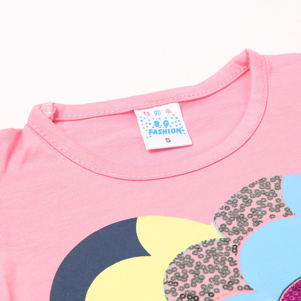 Girls Half Sleeves Suits - Pink, Girls Suits, Chase Value, Chase Value