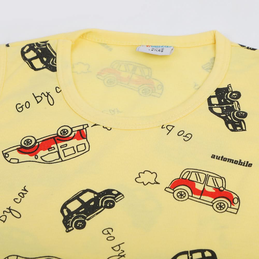 Boys Sando T-Shirt - Yellow, Boys Sando, Chase Value, Chase Value