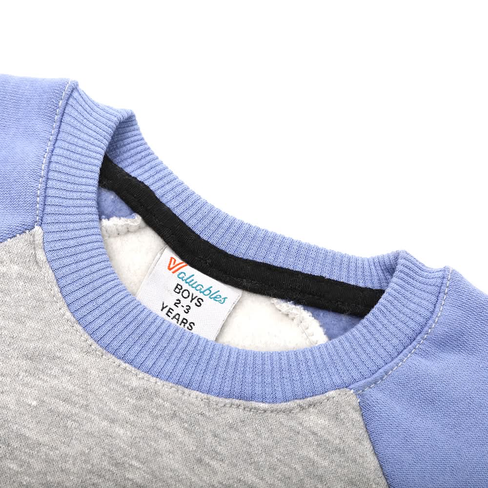 Boys Round Neck Full Sleeves T-Shirt - Grey, Boys T-Shirts, Chase Value, Chase Value