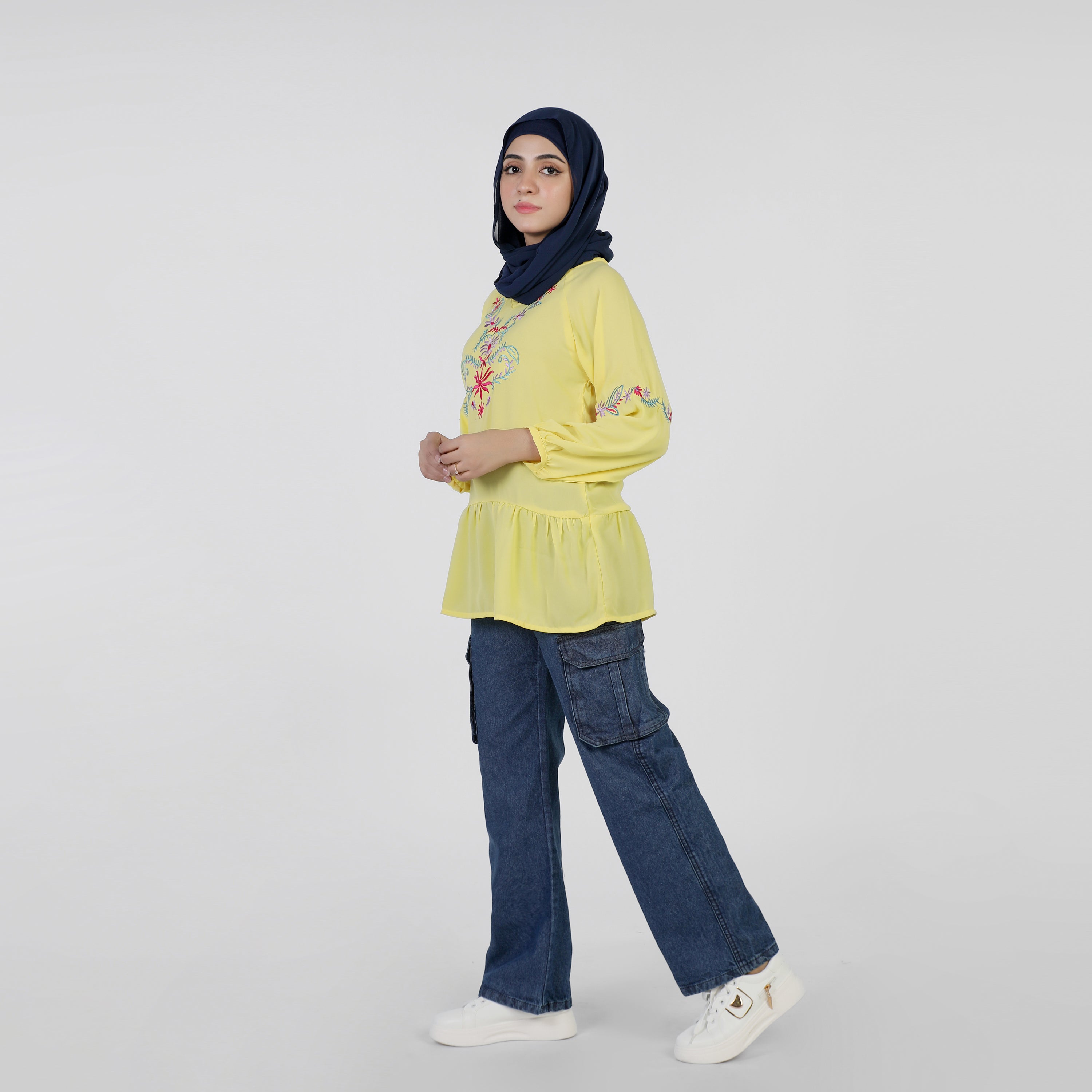 Women's Western Top - Yellow, Women T-Shirts & Tops, Chase Value, Chase Value