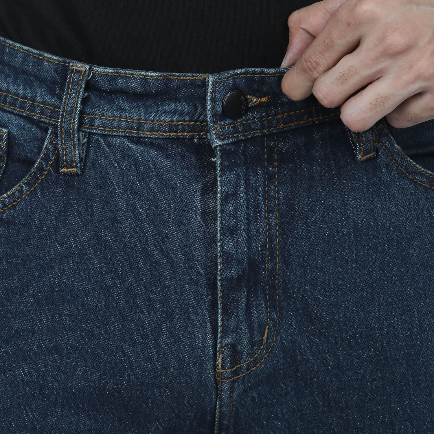 Pull & Bear Denim Pant - Dark Blue, Men's Casual Pants & Jeans, Chase Value, Chase Value