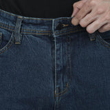 Pull & Bear Denim Pant - Dark Blue, Men's Casual Pants & Jeans, Chase Value, Chase Value