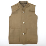 Eminent Boys Waist Coat - Khaki, Boys Waistcoats, Eminent, Chase Value