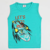 Boys Sando T-Shirt - Sea Green, Boys Sando, Chase Value, Chase Value
