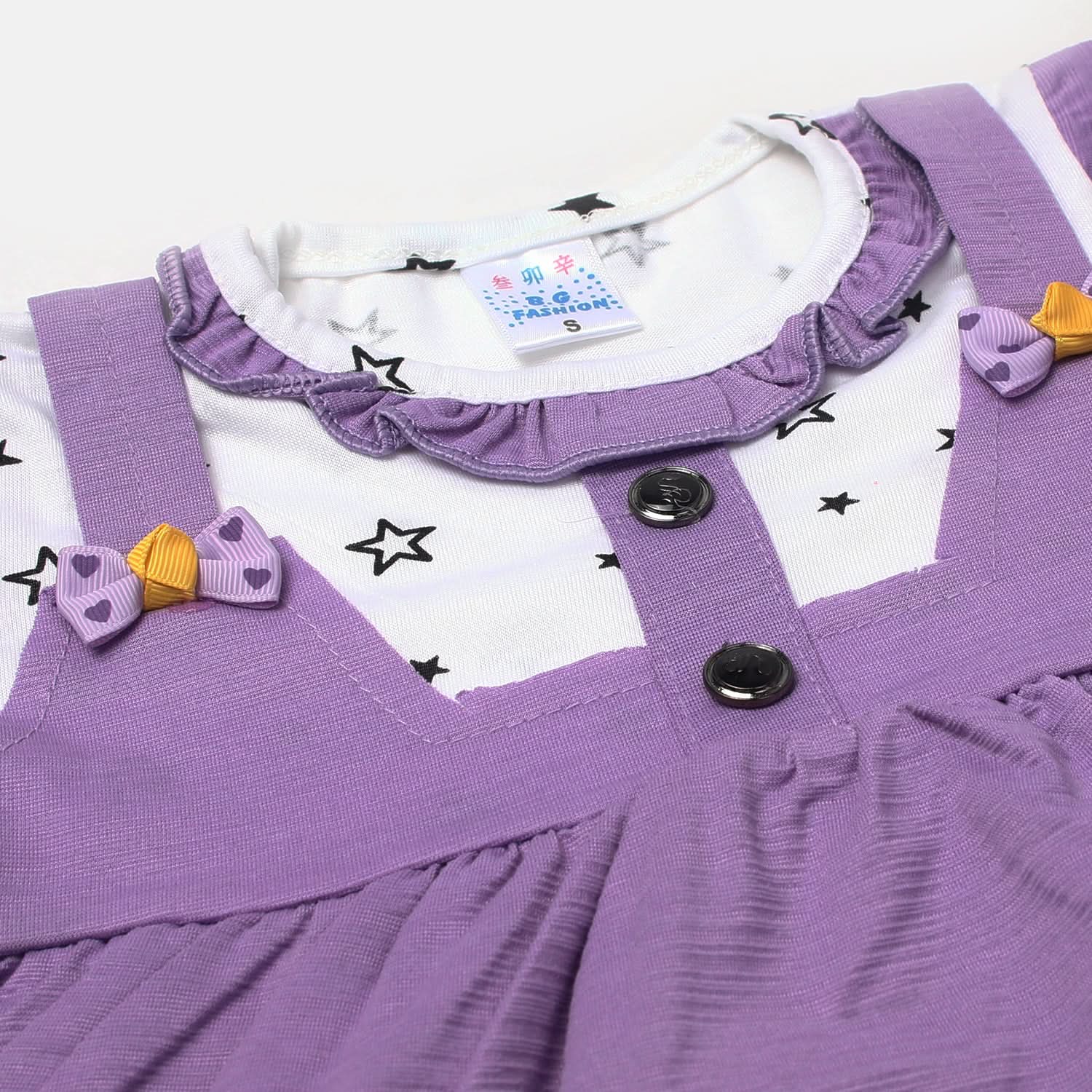 Girls Half Sleeves Suits - Purple, Girls Suits, Chase Value, Chase Value