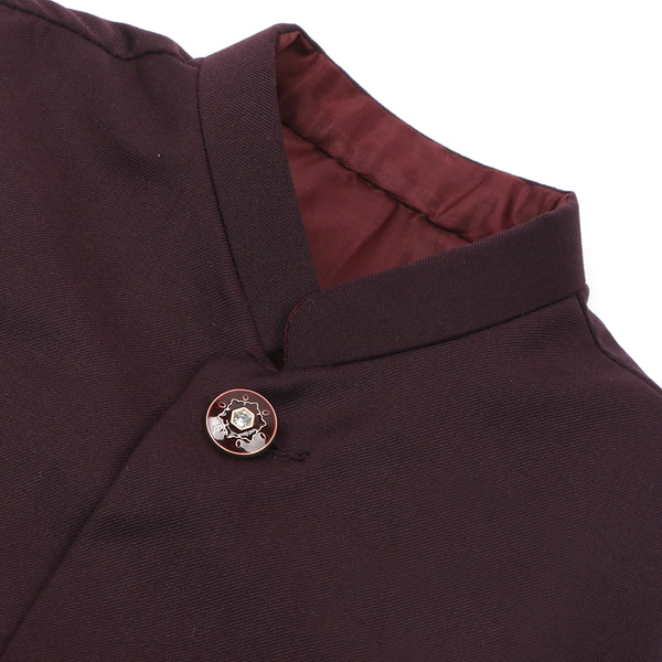 Eminent Boys Waist Coat - Maroon