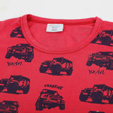 Boys Sando T-Shirt - Dark Pink, Boys Sando, Chase Value, Chase Value