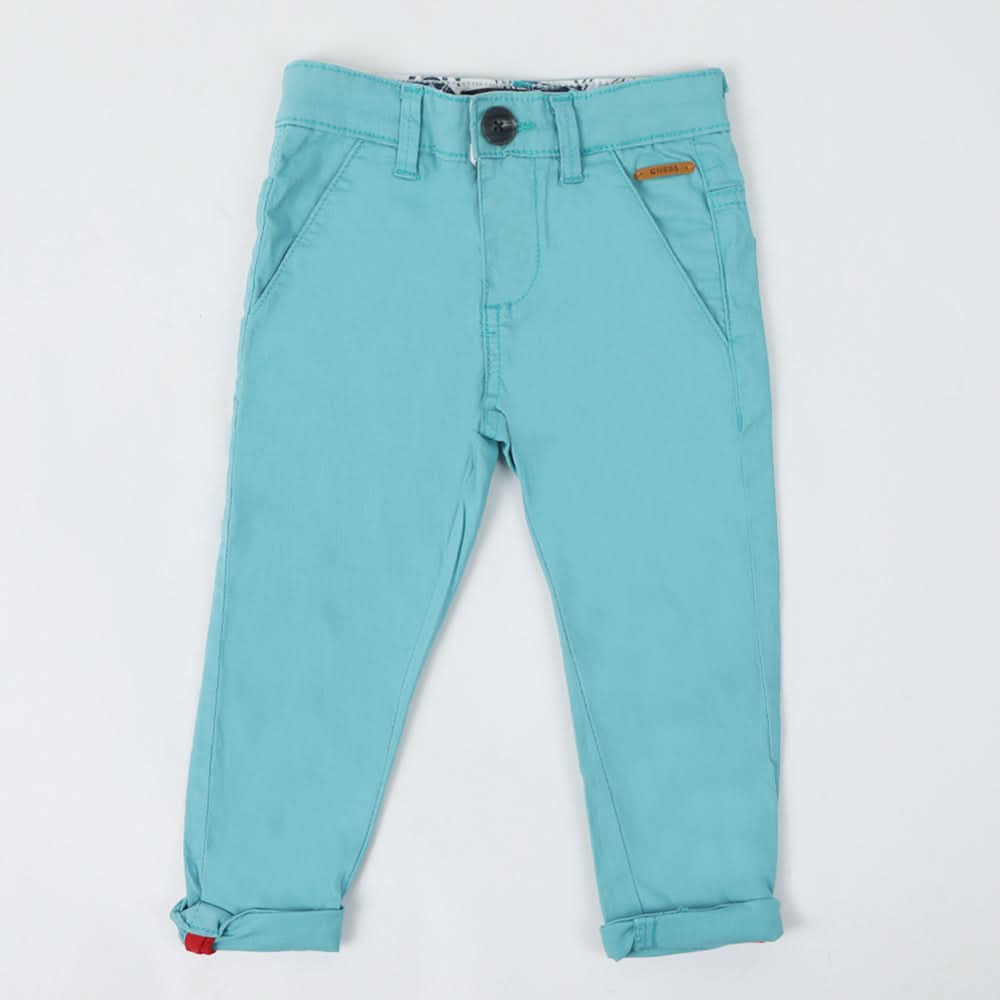 Boys Chino Cotton Pant - Cyan, Boys Pants, Chase Value, Chase Value