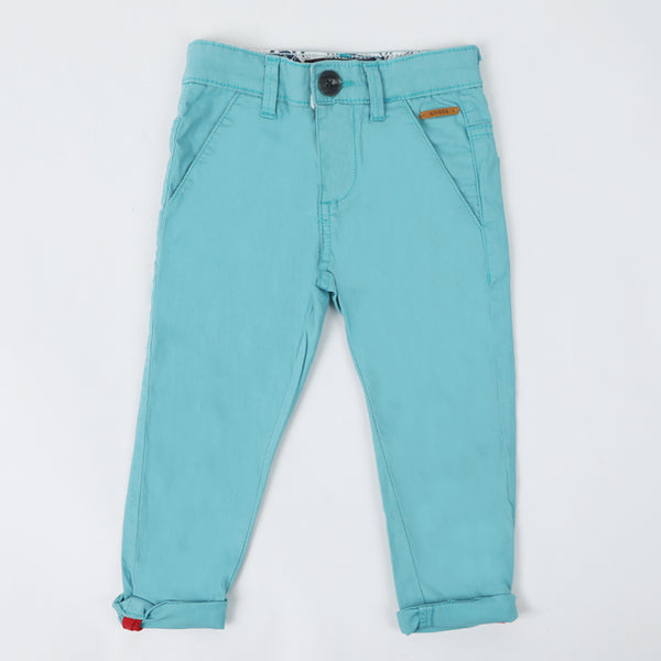 Boys Chino Cotton Pant - Cyan, Boys Pants, Chase Value, Chase Value