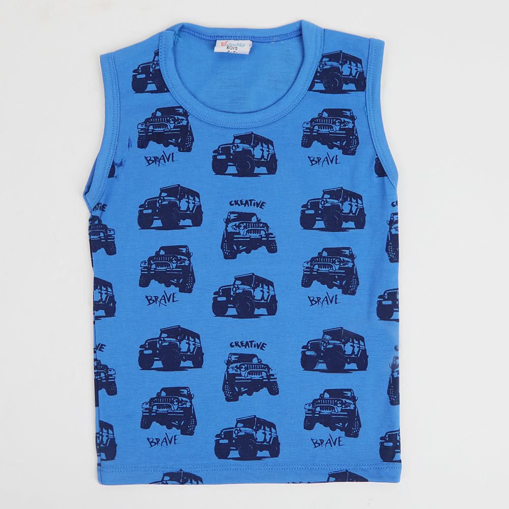 Boys Sando T-Shirt - Blue, Boys Sando, Chase Value, Chase Value