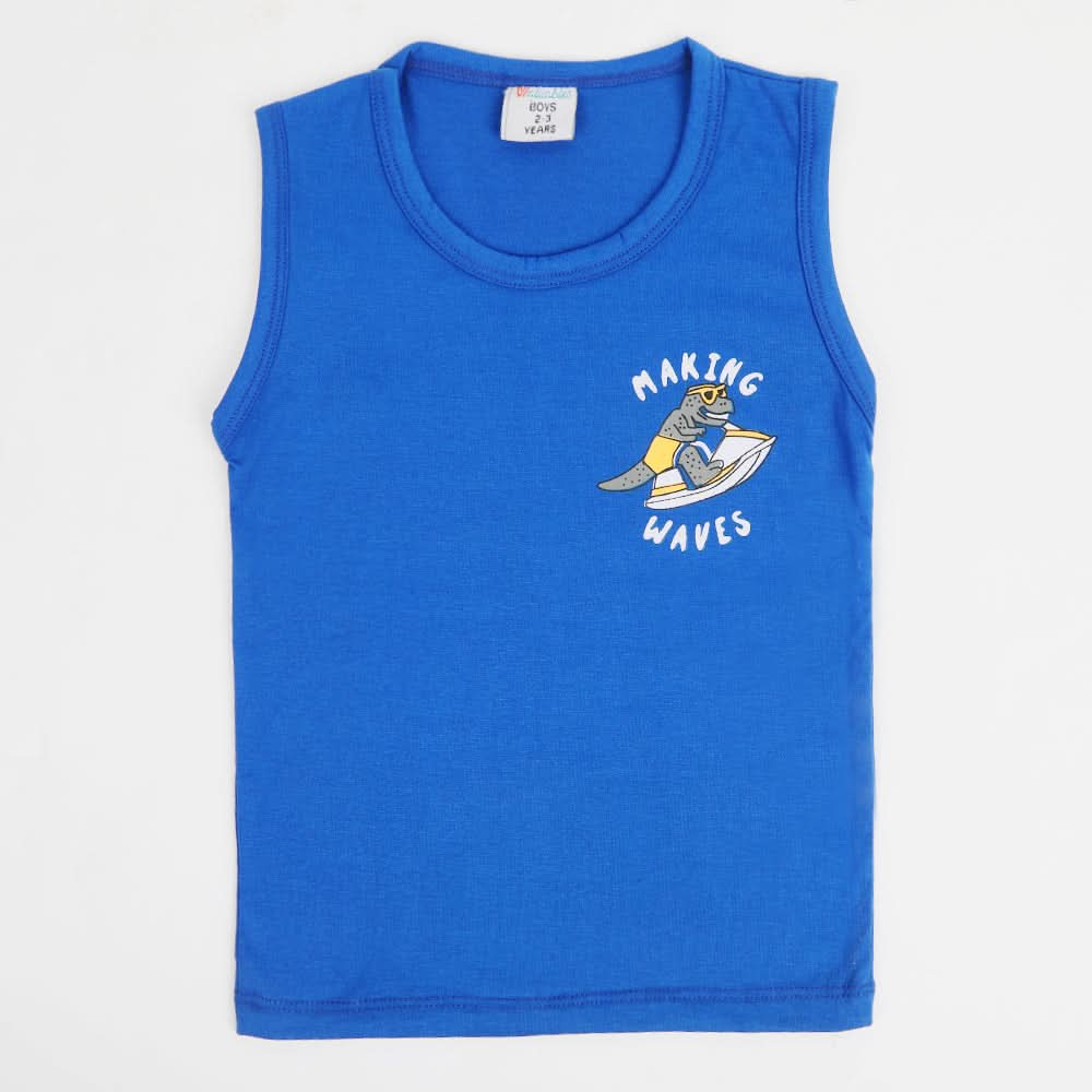 Boys Sando T-Shirt - Blue, Boys Sando, Chase Value, Chase Value