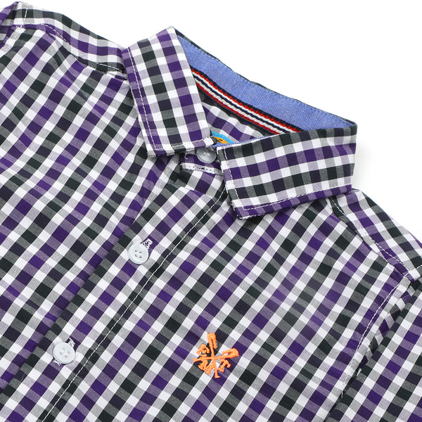 Eminent Boys Casual Shirt - Purple