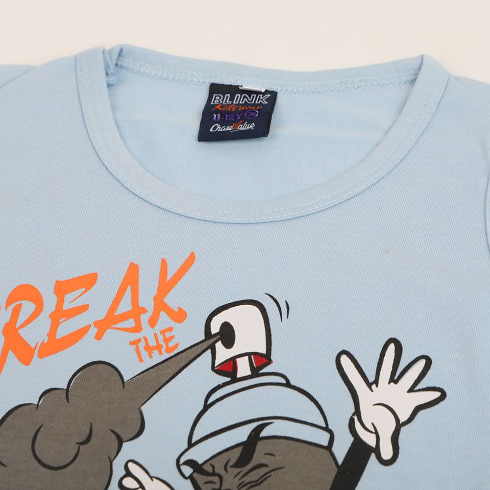Boys Sando T-Shirt - Light Blue, Boys Sando, Chase Value, Chase Value