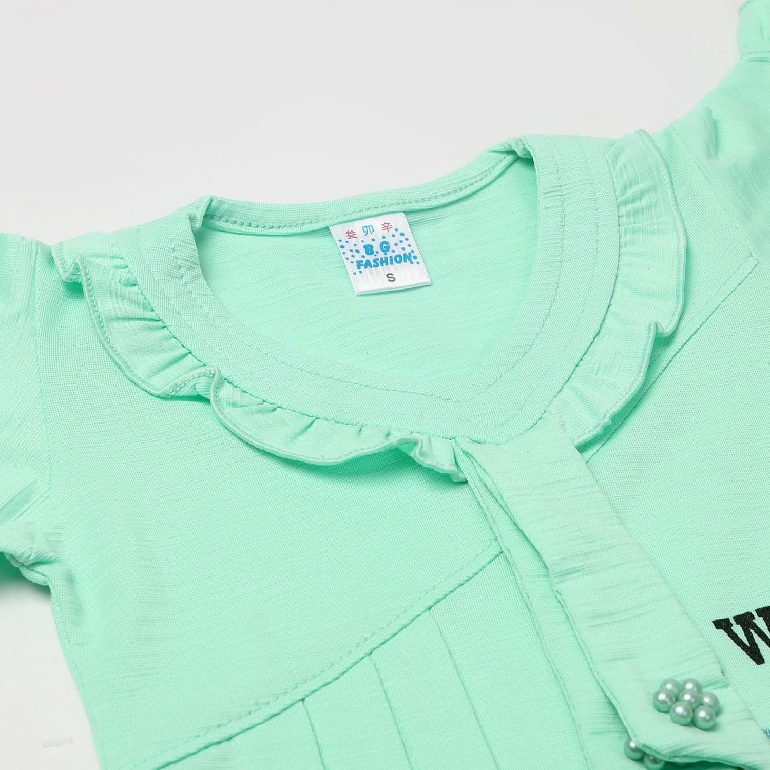 Girls Half Sleeves Suits - Cyan, Girls Suits, Chase Value, Chase Value