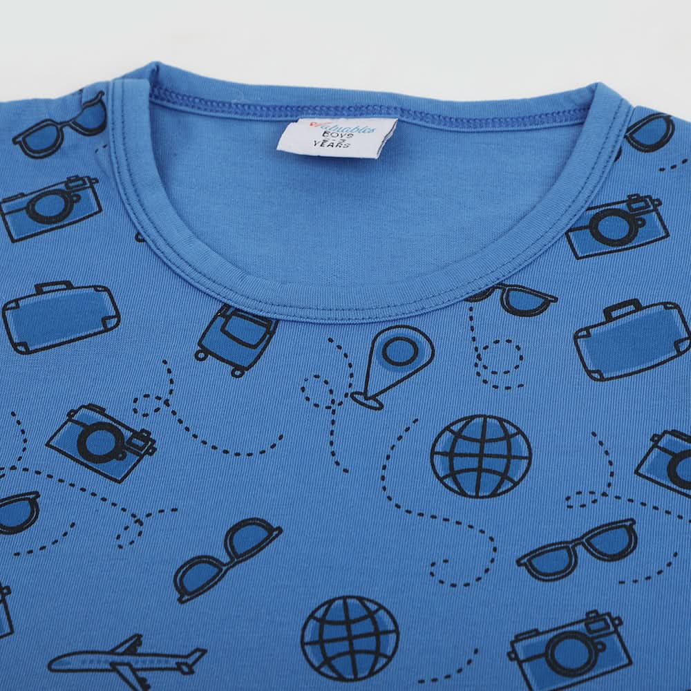 Boys Sando T-Shirt - Blue, Boys Sando, Chase Value, Chase Value